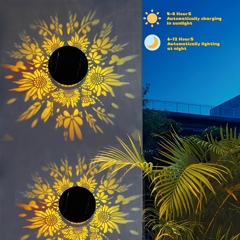  โคมไฟติดผนังรูปดอกทานตะวัน พ - Home Security Yard Sign บทวิจารณ์และราคา