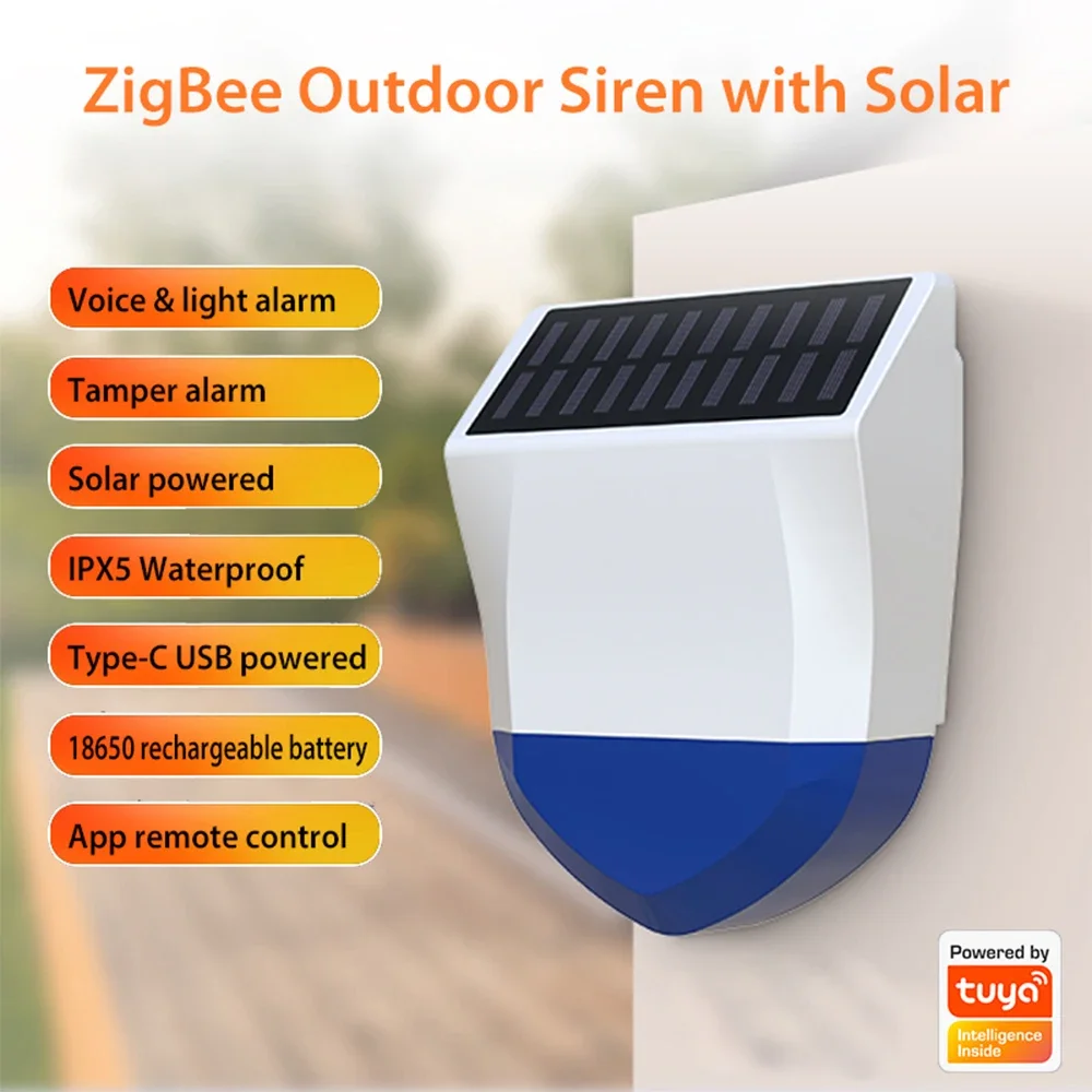 Tuya สมาร์ท Zigbee/Wifi ไซเรนก - Alarm Siren Outdoor บทวิจารณ์และราคา