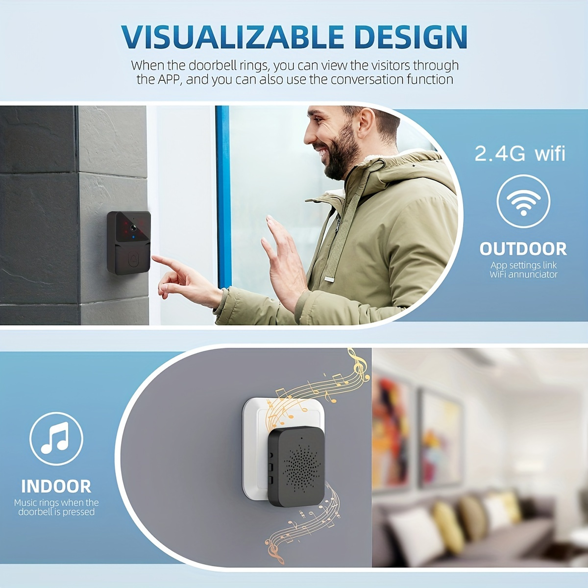 กริ่งประตูวิดีโออัจฉริยะไร้สาย - Home Security Lidar บทวิจารณ์และราคา